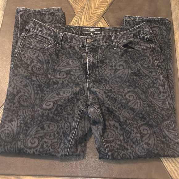 Cato Denim - Cato Paisley Print Jeans_16